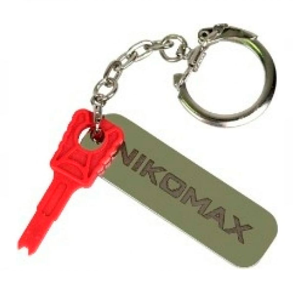(NMC-RJ-KEY-KC-RD) Ключ для коммутационных шнуров с замком, с брелком NIKOMAX