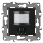 12-4103-05 ЭРА Датчик движения 2-проводной, 180-240В, 200Вт, IP20, Эра12, антрацит (6/60/1800) (Б0031255)