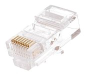 (EC-UP8P8C-6-003-TR-500) Коннектор NETLAN RJ45/8P8C