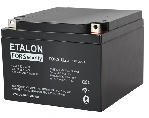 ETALON FORS 1226 Свинцово-кислотный, герметичный аккумулятор