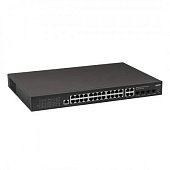 SKAT PoE-M-24G-4G-4S управляемый L2+ коммутатор PoE Plus, 400Вт, порты: 24-Ethernet, 4-Uplink, 4-SFP (4092)