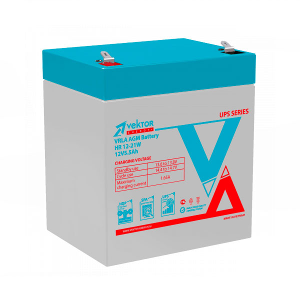 HR 12-21W Аккумуляторная батарея Vektor Energy
