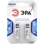 Батарейки ЭРА LR03-2BL SUPER Alkaline (60/480/19200) (C0038453) Батарейки ЭРА LR03-2BL SUPER Alkaline (60/480/19200) (C0038453)