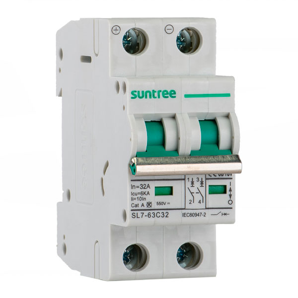 Автоматический выключатель 2П 550В 32А (Delta)