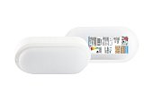 (SQ0366-0131) Светодиодный светильник LED ДПП 3801 12Вт 6500К IP65 белый овал 177*85*57 мм Народный
