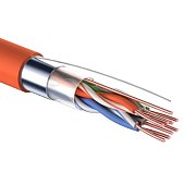 (01-0150) Кабель витая пара F/UTP, CAT 5e, ZH нг(А)-HF, 4PR, 24AWG, INDOOR, SOLID, оранжевый, 305м, REXANT