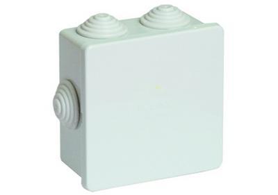 (53700) Коробка ответвит. с 6 кабельными вводами д.20мм, IP44, 80х80х40мм