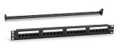 Cabeus PL-24-Cat.5e-Dual Патч-панель 19", 24 порта RJ-45 (7000c)