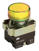 (BLS50-BU-K05) Индикатор LAY5-BU65 желтого цвета d22мм ИЭК