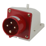 Вилка ЭРА VS-16-3P-PE-IP44 стационарная 514 3Р+РЕ 16А 380В IP44 (Б0032856)