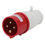 Вилка ЭРА V-16-3P-PE-IP44 переносная 014 3Р+РЕ 16А 380В IP44 (Б0032850)