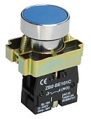 (BBT60-BA-K07) Кнопка управления LAY5-BA61 без подсветки синяя 1з ИЭК