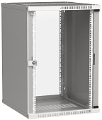 (LWE3-18U67-GF) ITK Шкаф LINEA WE 18U 600x650мм дверь стекло серый