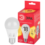 Лампочка светодиодная ЭРА RED LINE LED A65-18W-827-E27 R Е27 / E27 18 Вт груша теплый белый свет (Б0051850) Лампочка светодиодная ЭРА RED LINE LED A65-18W-827-E27 R Е27 / E27 18 Вт груша теплый белый свет (Б0051850)
