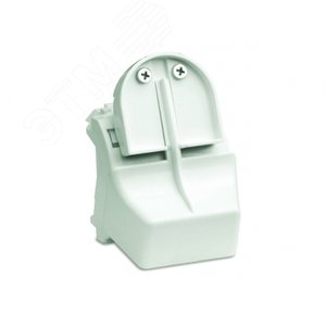 (76618B) Адаптер для оптоволоконных разъемов 2хST, c системой пломбировки, белый, 2мод. (10 шт/уп)