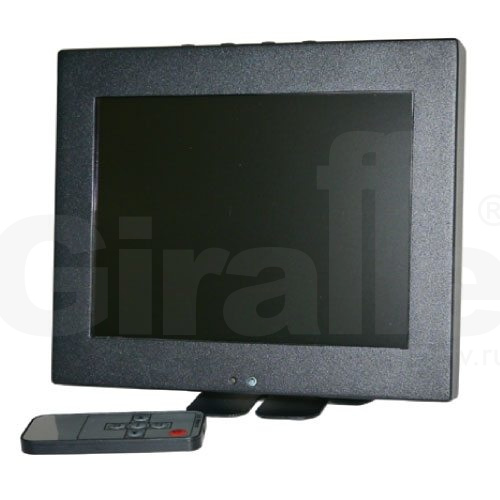 LED Монитор 8" (4:3); 800х600 пикс., 250cd/m, 500:1,  OSD, PAL/NTSC, Питание: 220В AC; 1xVGA, 2xBNC входа. Размер: 206х173х29 мм,