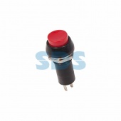 (36-3030) Выключатель-кнопка  250V 1А (2с) ON-OFF  красная  REXANT