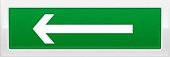 Молния-12В Плоское световое табло, корпус на защёлке "Стрелка Влево" (М-12)