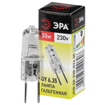 Лампочка галогенная ЭРА GY6.35-JCD-50W-230V GY6.35 50Вт капсула теплый белый свет (C0027374)