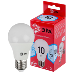 Лампочка светодиодная ЭРА RED LINE LED A60-10W-840-E27 R Е27 / E27 10 Вт груша нейтральный белый свет (Б0049635)