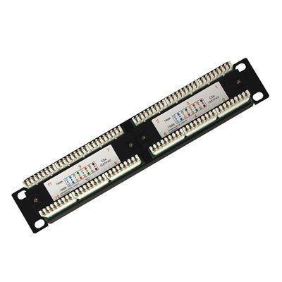 (04-0025) REXANT Патч-панель 10", 12 портов RJ-45, категория 5e, Dual IDC