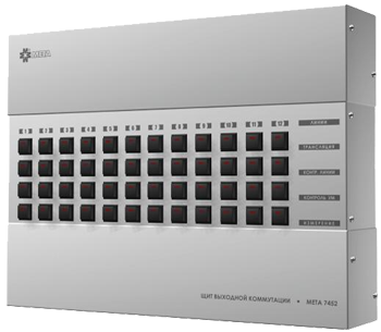 МЕТА 7462 Щит входных линий 6 разъёмов