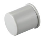 (49925-20GR) Заглушка для аспирационной системы D25мм, АБС, цвет серый Экопласт