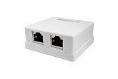 (10-0308-1) Компьютерная розетка 8P8C (RJ-45), FTP, 5e, 2 порта (DIY)