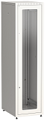 (LE35-42U68-GM) ITK Шкаф LINEA E 42U 600х800мм стекл. пер. дв. задн. метал. сер.