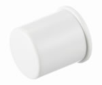 (49925-20W) Заглушка для аспирационной системы D25мм, АБС, цвет белый Экопласт