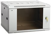 (LWR3-06U64-GF) ITK Шкаф LINEA W 6U 600x450 мм дверь стекло, RAL7035