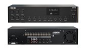 (MZA-480) МР3-плеер-USB-SD-FM-тюнер-усилитель 480 Вт, 3 микр./2 лин. входа, ИК-пульт ДУ, 6 зон