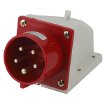 Вилка ЭРА VS-16-3P-PE-N-IP44 стационарная 515 3Р+РЕ+N 16А 380В IP44 (Б0032857)