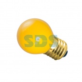 (401-111) Лампа накаливания e27 10 Вт желтая колба