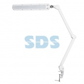 (31-0408) Настольная лампа на струбцине 90 LED, регулировка яркости, белая  REXANT