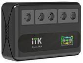 (ELT5-600VA-1-001) ITK ELECTRA LT5 ИБП (UPS) 600ВА/360Вт LCD с АКБ 1х7AH