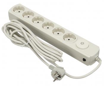 Ippon BK252-16 белый, 5м (1192705) Сетевой фильтр Ippon BK252-16 белый, 5м (1192705) Сетевой фильтр