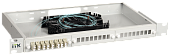 (FOBX24-1U-12LCUD03) ITK 1U кросс укомплектованный: LC (duplex) 12шт; (OM3)