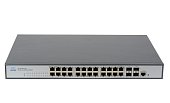(GL-SW-G204-24P) Управляемый L2 PoE коммутатор GIGALINK 24 Base-T 1000Mb/s портов (802.3af/at)
