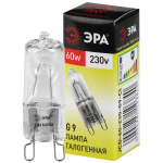 Лампочка галогенная ЭРА G9-JCD-60-230V-CL G9 60Вт капсула теплый белый свет (C0027370)