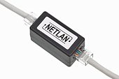 (EC-UCB-55-UD2-BK-10) Кабельный соединитель NETLAN RJ45-RJ45 (8P8C), Кат.5e