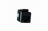 Eurolan 16B-U5-03BL Модуль UTP категории 5е keystone, черный