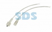 (11-9322) Соединительный кабель (2pin) герметичный (IP67) 2х0.35мм²  300V  прозрачный  REXANT