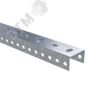 (BPL2930) П-образный профиль PSL, L3000, толщ.1,5 мм (3 м/уп)