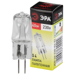 Лампочка галогенная ЭРА G4-JCD-40W-230V-CL G4 40Вт капсула теплый белый свет (C0039280)