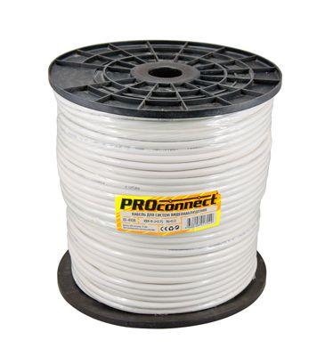 (01-4108) Кабель для видеонаблюдения КВК-В-2 + 2х0,75мм² (CCA), (96), 200м., белый PROCONNECT (01-4108) Кабель для видеонаблюдения КВК-В-2 + 2х0,75мм² (CCA), (96), 200м., белый PROCONNECT