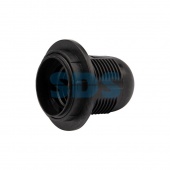 (11-8826) Патрон пластиковый термостойкий подвесной с кольцом Е27, черный REXANT