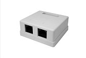 (10-0310-1) Компьютерная розетка 8P8C (RJ-45), UTP, 6, 2 порта (DIY)