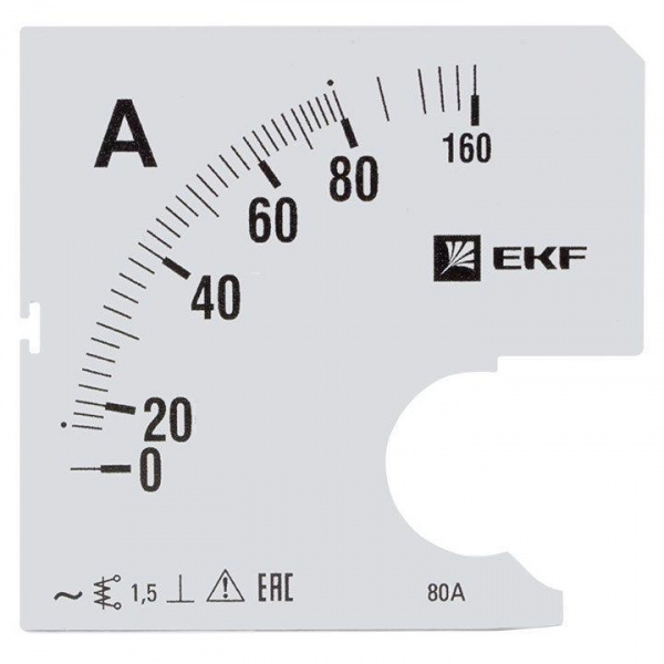 (s-a961-80) Шкала сменная для A961 80/5А-1,5 EKF PROxima