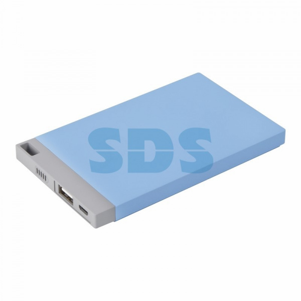 (30-0500-3) Портативное зарядное устройство Power Bank 4000 mAh USB PROconnect (ЦВЕТ ГОЛУБОЙ)